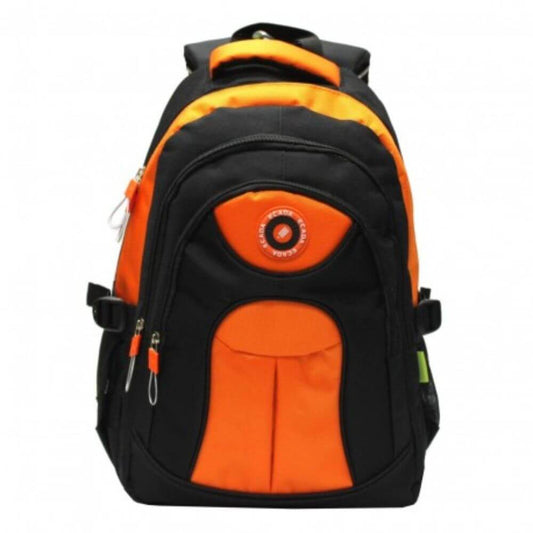 Ghiozdan ECADA pentru Scolari si Adolescenti, 46x32x18 cm, Culoare Negru/Portocaliu, Ghiozdan Scolar, Ghiozdan Scolari, Ghiozdane Scoala, Ghiozdan Adolescenti, Ghiozdane Adolescenti, Ghiozdane ECADA, Ghiozdan Negru, Ghiozdan Portocaliu, Ghiozdan Mare
