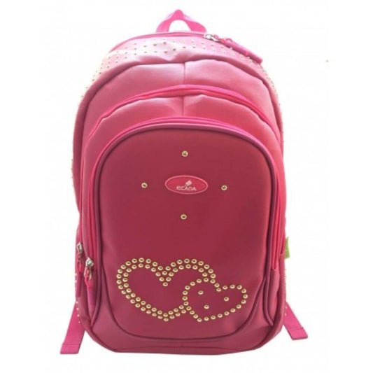Ghiozdan ECADA pentru Scolari si Adolescenti, 46x32x18 cm, Culoare Roz, Ghiozdan Scolar, Ghiozdan Scolari, Ghiozdane Scoala, Ghiozdan Adolescenti, Ghiozdane Adolescenti, Ghiozdane ECADA, Ghiozdan Roz, Ghiozdan Mare