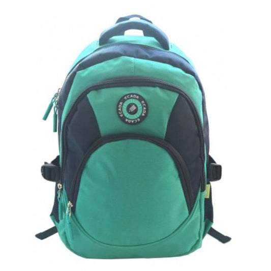 Ghiozdan ECADA pentru Scolari si Adolescenti, 46x32x18 cm, Culoare Verde, Ghiozdan Scolar, Ghiozdan Scolari, Ghiozdane Scoala, Ghiozdan Adolescenti, Ghiozdane Adolescenti, Ghiozdane ECADA, Ghiozdan Verde, Ghiozdan Mare