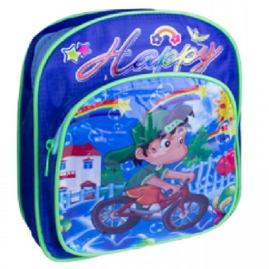 Ghiozdan Prescolari Model Baieti, Dimensiune 27x24x8 cm, Culoare Albastru - Rechizite Scolare