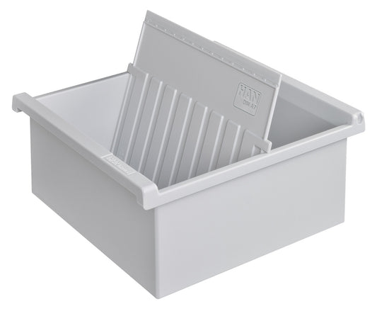Fisier Liniar A7, Pentru 800 Fise Cartonate, Cu 1 Separator Cu Index, Han - Gri Deschis