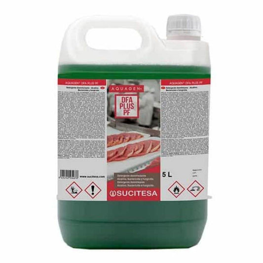 Detergent Dezinfectant Sucitesa pentru Suprafete si Pardoseli Alcalin Aquagen DFA PLUS PF, 5 L