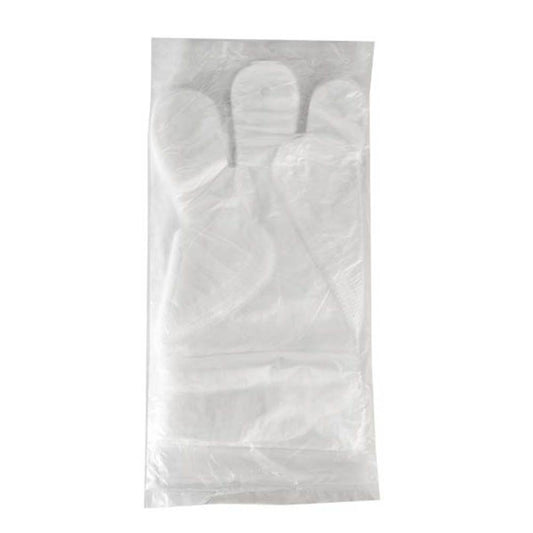 Manusi din Plastic de Unica Folosinta HDPE, Marimea L, 100 Buc/Set