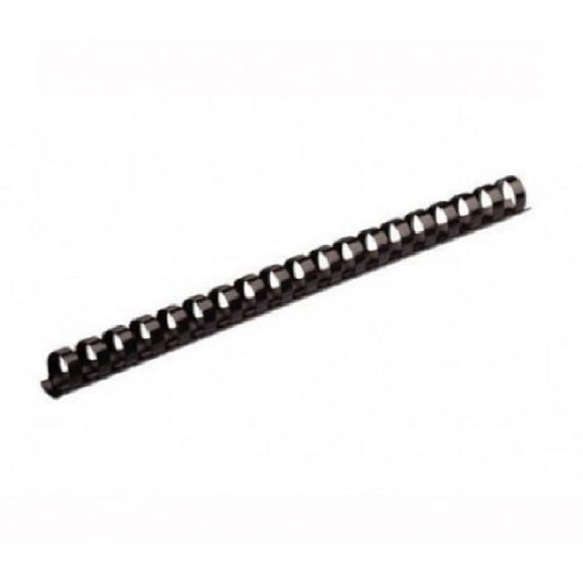 Inele din Plastic pentru Indosariere EVOffice, Dimensiune 10 mm, Capacitate 65 Coli, 100 Buc/Bax, Culoare Negru, Spirale din Plastic de Legat