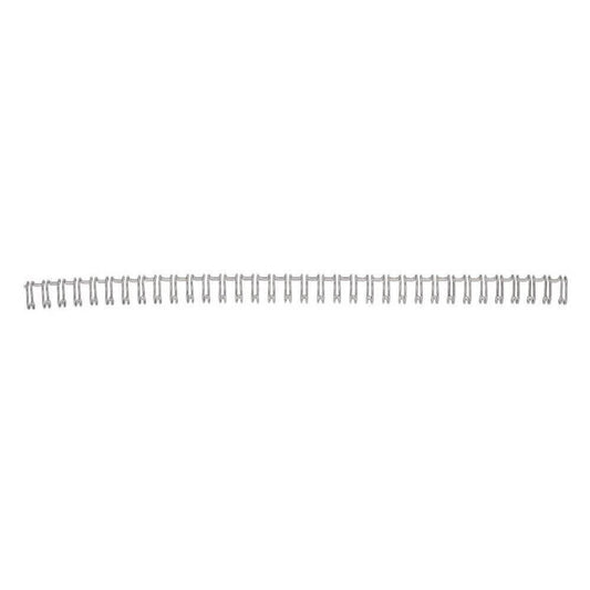 Inele din Metal pentru Indosariere EVOffice, Diametru Spira 11 mm, Capacitate 65-80 Coli, 100 Buc/Bax, Culoare Alba