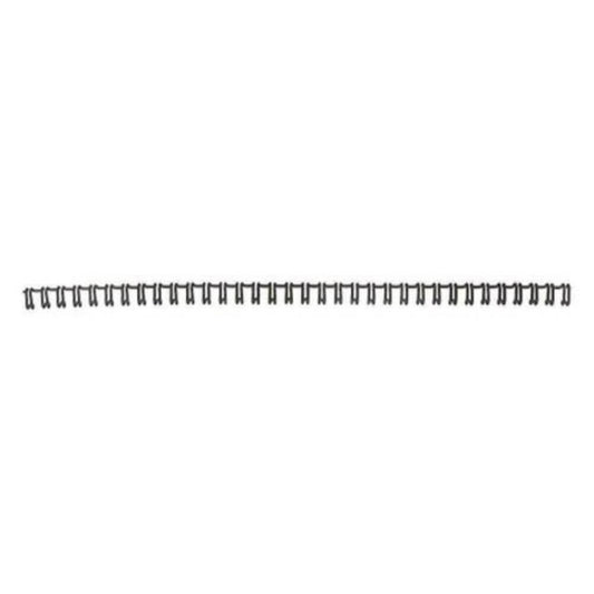 Inele din Metal pentru Indosariere EVOffice, Diametru Spira 6.4 mm, Capacitate 15-30 Coli, 100 Buc/Bax, Culoare Negru