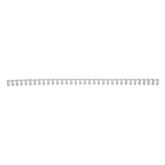 Inele din Metal pentru Indosariere EVOffice, Diametru Spira 8 mm, Capacitate 30-50 Coli, 100 Buc/Bax, Culoare Alba