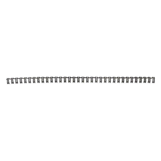 Inele din Metal pentru Indosariere EVOffice, Diametru Spira 8 mm, Capacitate 30-50 Coli, 100 Buc/Bax, Culoare Neagra