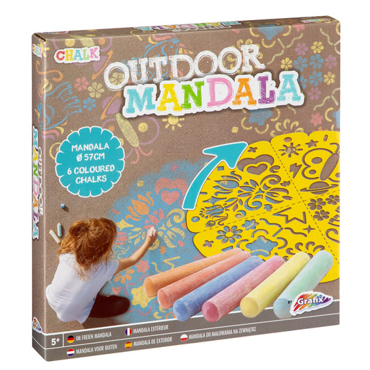 Set Creative Craft, 6 bucati creta colorata, planseta sablon