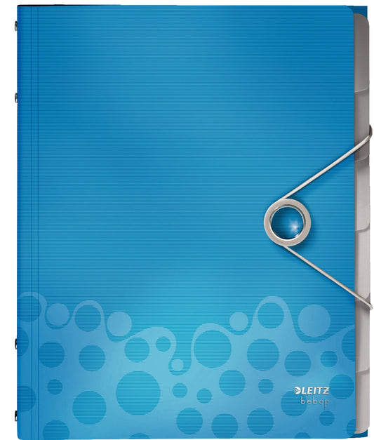 Mapa Plastic Cu 6 Separatoare, Leitz Bebop - Albastru