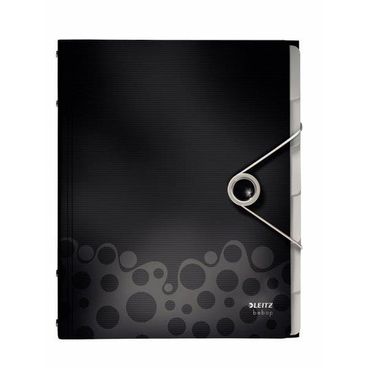 Mapa Plastic Cu 6 Separatoare, Leitz Bebop - Negru