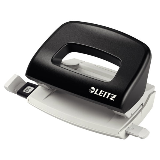 Perforator Plastic Leitz 5058 Nexxt Series, 10 Coli, Negru