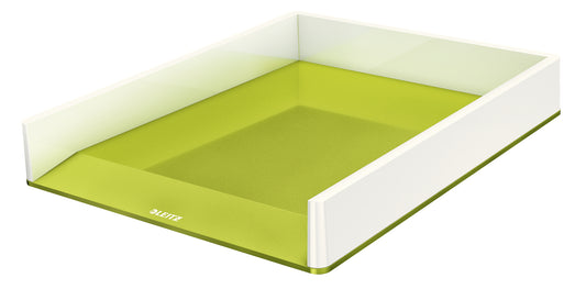 Tavita Documente Leitz Wow, Culori Duale - Verde Metalizat