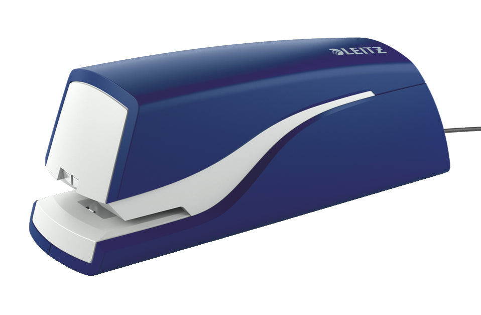 Capsator Electric Leitz 5532, 10 Coli - Albastru