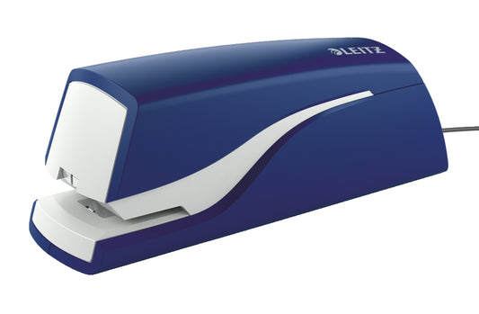Capsator Electric Leitz 5532, 10 Coli - Albastru