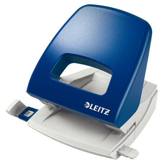 Perforator plastic Leitz 5005 NeXXt Series, 25 coli, albastru