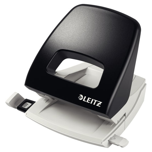 Perforator plastic Leitz 5005 NeXXt Series, 25 coli, negru