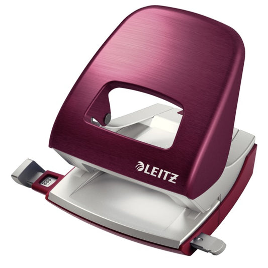 Perforator Metalic Leitz Style 5006 Nexxt Series, 30 Coli, Grena