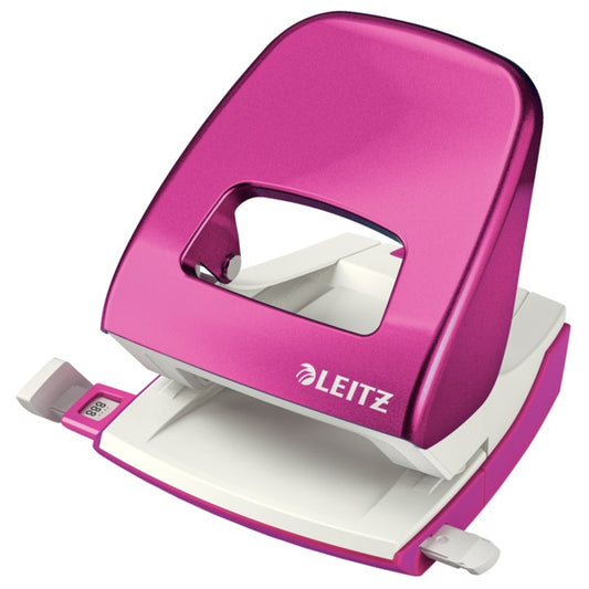 Perforator Metalic, 30 Coli, Leitz 5008 - Roz Metalizat