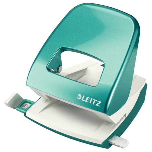 Perforator Metalic, 30 Coli, Leitz 5008 - Turcoaz Metalizat