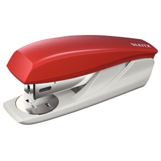 Capsator Plastic Leitz 5501 Nexxt Series, 25 Coli, 200 Capse P3 Incluse, Rosu