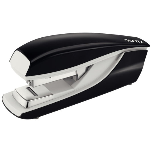 Capsator Metalic Leitz 5523 Nexxt Series, 40 Coli, Capsare Plata, 200 Capse P4 Incluse, Negru