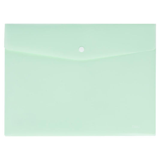 MAPA PLASTIC CU BUTON A4 VERNIL PASTEL DELI
