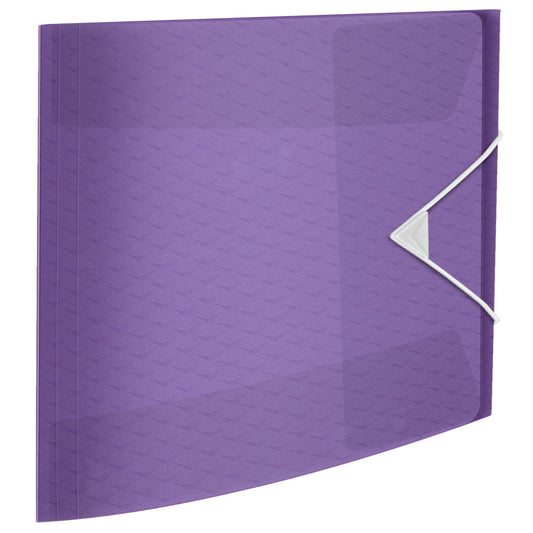 Mapa Plastic Cu Elastic Lavanda 150 Coli Reciclabila Colour'breeze Esselte
