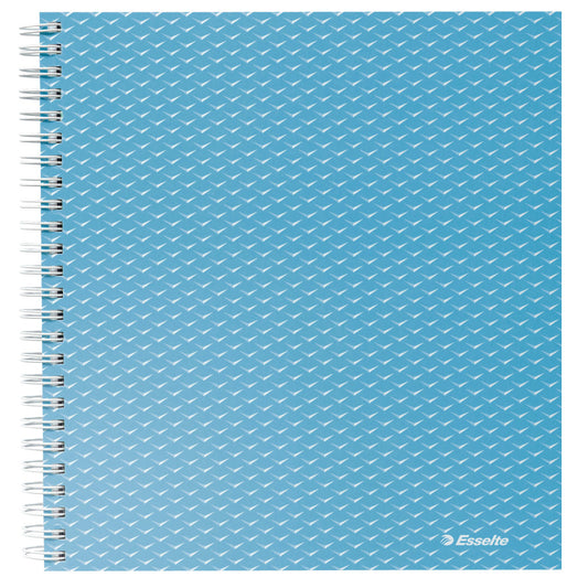 Caiet Birou Spira A5 80 File Aritmetica Albastru Coperta Carton Colour'breeze Esselte