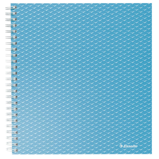 Caiet Birou Spira A5 80 File Dictando Albastru Coperta Carton Colour'breeze Esselte