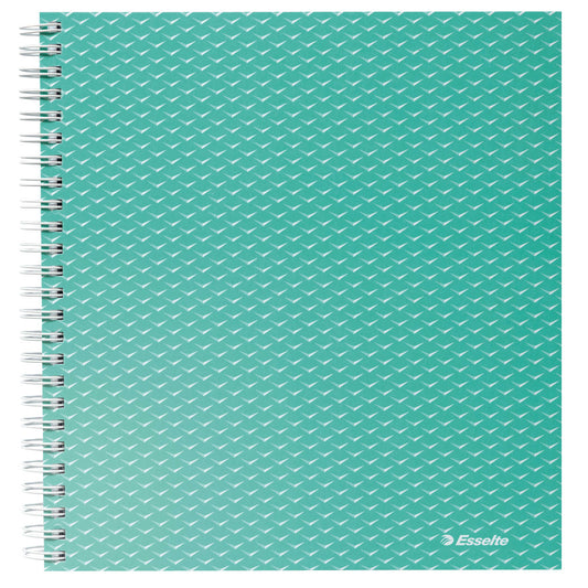 Caiet Birou Spira A5 80 File Dictando Verde Coperta Carton Colour'breeze Esselte
