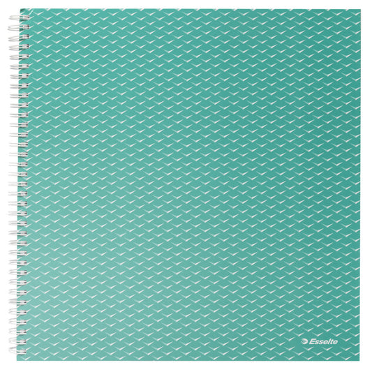 Caiet Birou Spira A4 80 File Aritmetica Verde Coperta Carton Colour'breeze Esselte