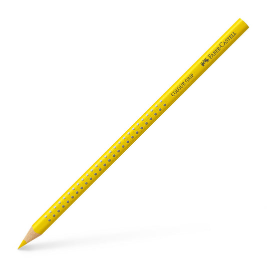 Creion Colorat Grip Galben Cadmium Faber-castell