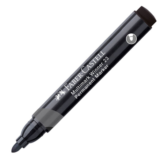 Marker Permanent Negru Varf Rotund Multimark Winner 23 Faber-castell