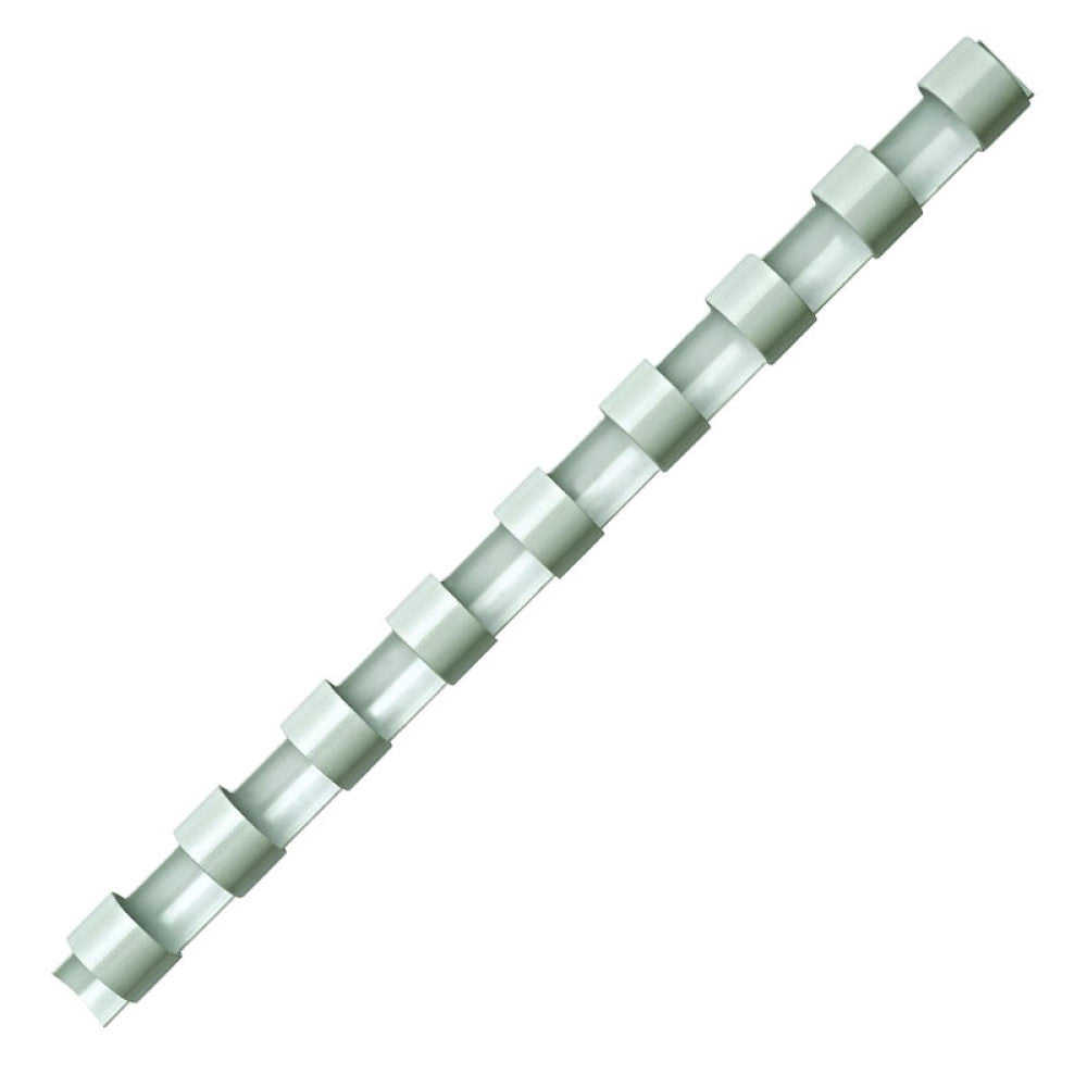 Inel Plastic 8mm Alb Pt 21-40 Coli 25/cut Fellowes