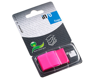 Index Adeziv Plastic 25*43mm 50 File Roz Info Notes