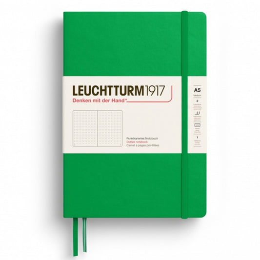 Caiet A5 Punctat Coperta Rigida Verde Primavaratic Leuchtturm