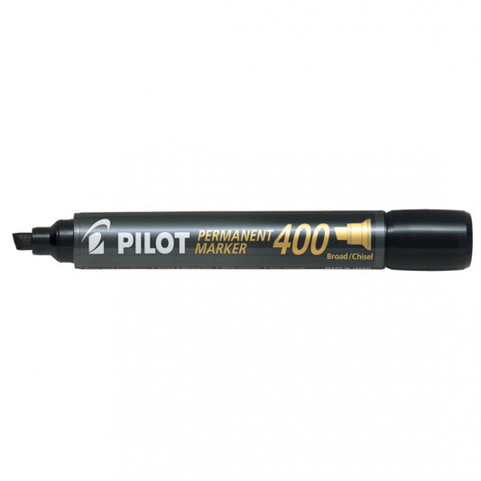 Marker Permanent Negru Varf Tesit 4mm P400 Pilot