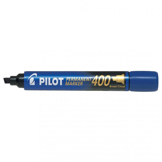Marker Permanent Albastru Varf Tesit 4mm P400 Pilot