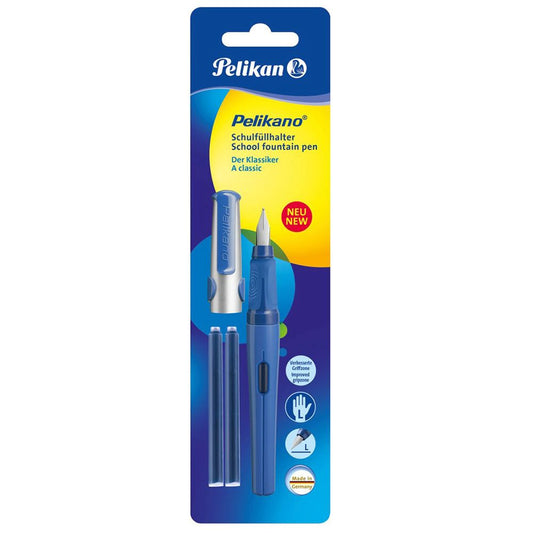 Stilou Pelikano, Penita L,cu Grip Pentru Stangaci,rosu,cutie Carton