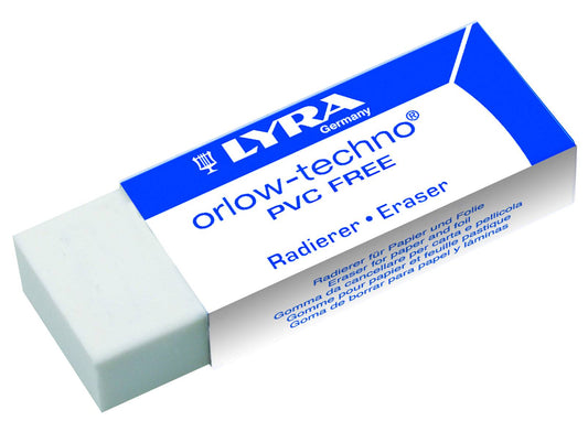 Radiera Cauciuc In Cutie De Plastic, Lyra Orlow Techno - Alba