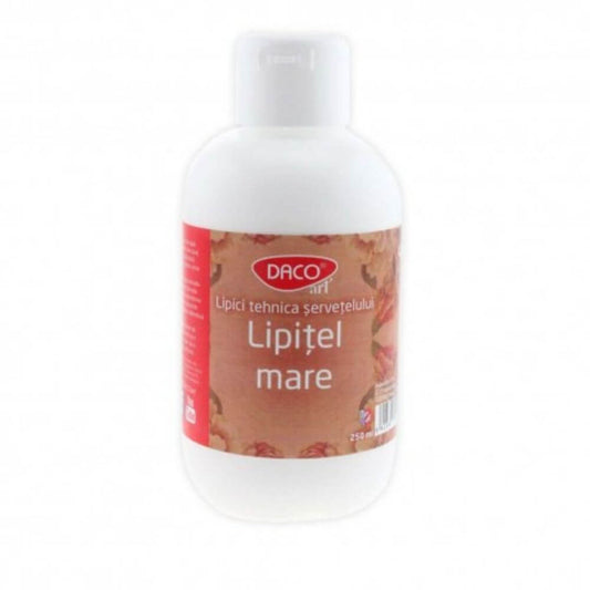 Lipici Tehnica Servetelului DACO Model Lipitel Mare, 250 ml, Lipici Scoala, Lipici pentru Craft, Lipici Daco Mare, Lipici Tehnica Servetelului, Lipici Adeziv Instant
