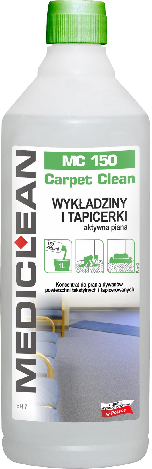 Detergent Pentru Spalarea Covoarelor Mediclean Mc150, 1l
