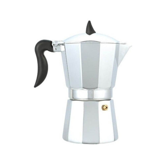 Espressor Aluminiu pentru 3 Cesti, Material Aluminiu, Culoare Aringtiu/Negru, Capacitate 250 ml