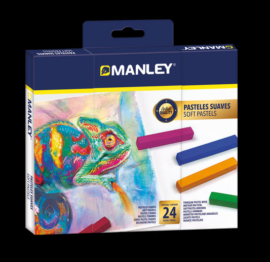 Set Creta Pastelata-manley, Culori Variate-24 Buc/cutie