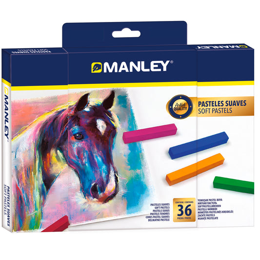 Set Creta Pastelata-manley, Culori Variate-36 Buc/cutie