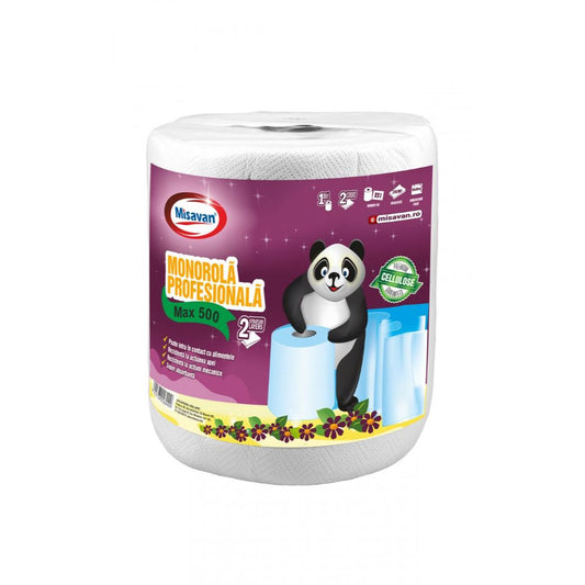Prosop Hartie Monorola Misavan Profesionala Max 500, 2 Straturi, 231 Foi, 23 g/mÂ², Dimensiune Foaie 220x290 mm