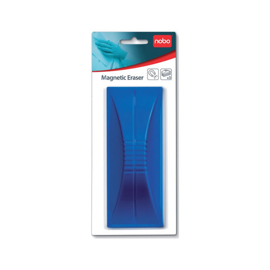 Burete Nobo, Pentru Table, Suprafete Cu Curatare Uscata, Magnetic, Rezerva Detasabila, Albastru