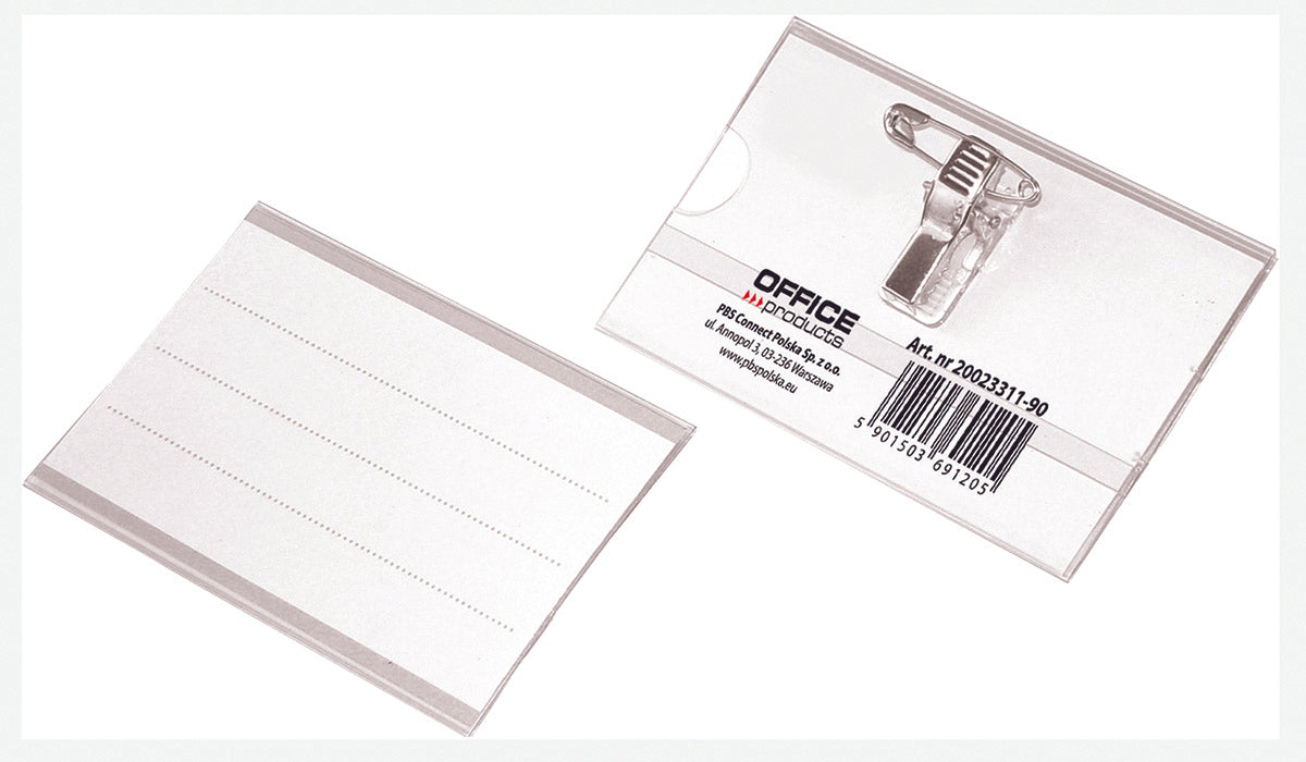 Ecuson Cu Ac Si Clip, 57 X 90 Mm, Office Products