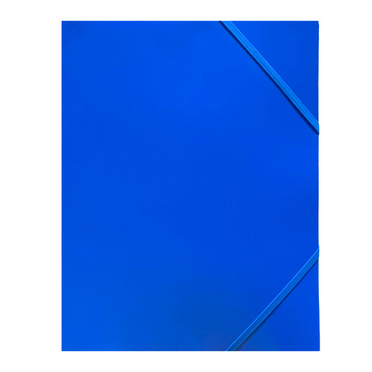 Mapa Plastic Cu Elastic Pe Colturi, 400 Microni, Optima - Albastru